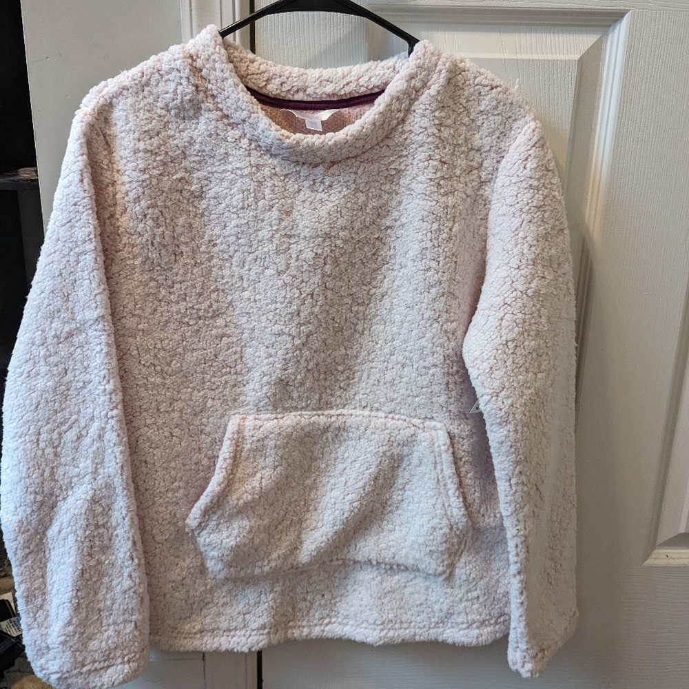 Pink Fleece Sweatshirt Size S